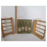 Metal Wine Bottle Design Sign,Wine Racks