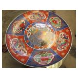 Large Oriental Plate 18"R