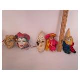 Clowns And Clay Face Mask