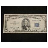 $5 1953 Silver Cert. Fr# 1655