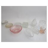 Mid Century Glass Trinket Boxes