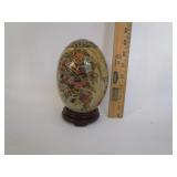 Handpainted Asian Porceline Egg