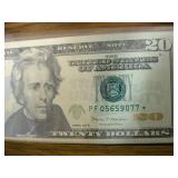 $20 2017A Star Note Ser#PF05659077*