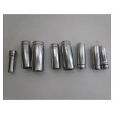 Snap On Tools Deep Standard Sockets 1/2"Drive