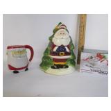 Santa Cookie Jar,Mug