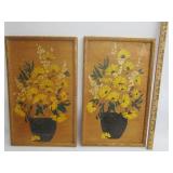 Sunflowers Painted On Wood Sunflowers Painted On Wood