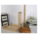 Wood Shelves W/Caddy Wood Shelves W/Caddy