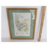 Bench Garden Print Bench Garden Print