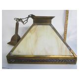 Mid Century Stained Glass Ceiling Light Mid Century Stained Glass Ceiling Light