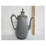 Vtg Grey Speckled Enamel Teapot/Coffee Maker Vtg Grey Speckled Enamel Teapot/Coffee Maker