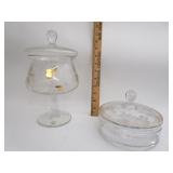 Vtg Apothecary Jar,Candy Dish Vtg Apothecary Jar,Candy Dish