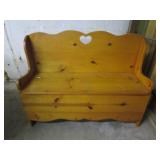 Wood Storage Bench 48'W Wood Storage Bench 48'W