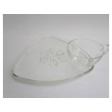 Mid Century 7 Piece Glass Snak Set Mid Century 7 Piece Glass Snak Set