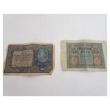1919 Poland 100 Marek Rare Note,German Note 1919 Poland 100 Marek Rare Note,German Note