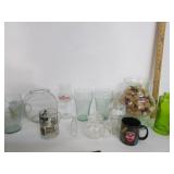 Vtg. Glassware, Pepsi/Coke & Corks Vtg. Glassware, Pepsi/Coke & Corks