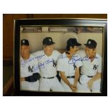 Mantle/Ford/Martin/Dimaggio Signed 8x10 w/Cert Mantle/Ford/Martin/Dimaggio Signed 8x10 w/Cert