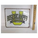 Rosenkampff Metal Sign Rosenkampff Metal Sign
