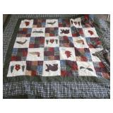 Queen Bed Spread W/Pillow Shams Queen Bed Spread W/Pillow Shams