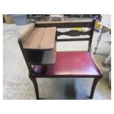 Antique Gossip/Telephone Desk 27'W Antique Gossip/Telephone Desk 27'W