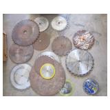 Lots Of Various Size Saw Blades Lots Of Various Size Saw Blades