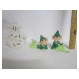 Ceramic Pixies,Ghost Tea Light Holder Ceramic Pixies,Ghost Tea Light Holder