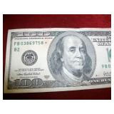 $100 Star Note 2003A Ser# FB03869758* $100 Star Note 2003A Ser# FB03869758*