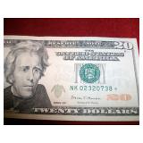$20 2017 Star Note Ser#NK02320738* CRISP $20 2017 Star Note Ser#NK02320738* CRISP