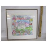 Watercolor,Signed Margo Loche Watercolor,Signed Margo Loche