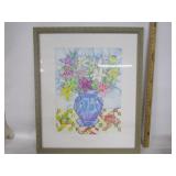 Watercolor, Signed Margo Loche Watercolor, Signed Margo Loche