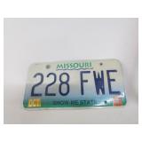 Missouri License Plate Missouri License Plate