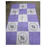 Hand Sewn Quilt Throw Hand Sewn Quilt Throw