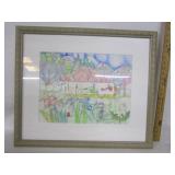 Watercolor, Signed Margo Loche Watercolor, Signed Margo Loche