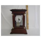 Wood Mantel Clock Not Tested Wood Mantel Clock Not Tested