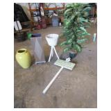 Vase,Wood Pedestal,Artifical Plant,Wood Sign Vase,Wood Pedestal,Artifical Plant,Wood Sign