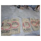 Burlap Bean Saks Burlap Bean Saks