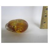 Lenox Amber Glass Cat Lenox Amber Glass Cat