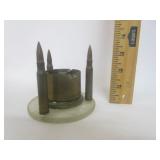 WW II Military Shell Art Ashtray WW II Military Shell Art Ashtray