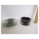 Pottery Ashtray,Oriental Ashtray Pottery Ashtray,Oriental Ashtray
