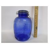 Cobolt Blue Cracker Barrel 4Qt. Cobolt Blue Cracker Barrel 4Qt.