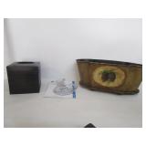 Napkin Holder Metal, Soap Holder & Pinecone Basket Napkin Holder Metal, Soap Holder & Pinecone Basket