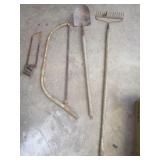 Shovel, Rake & Bow Saw Shovel, Rake & Bow Saw