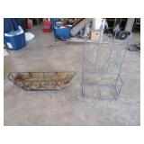 Planter Box w/Metal Art Planter Box w/Metal Art