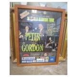 Peter Asher World Tour Poster-Signed 20x26 Peter Asher World Tour Poster-Signed 20x26