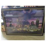 Atlanta Skyline Framed Poster 26 x 39 Atlanta Skyline Framed Poster 26 x 39