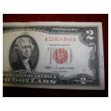 $2 1963 US Note Ser# A12804946A - CRISP $2 1963 US Note Ser# A12804946A - CRISP