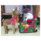 Interior Christmas Decor Santa & Reindeer Interior Christmas Decor Santa & Reindeer