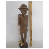 Handcarved Beared Man Handcarved Beared Man