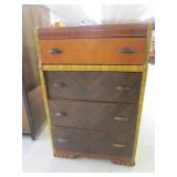 Mid Century Waterfall Dresser 33.5'W x 18'Dx49'T