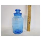 Blue Glass Cannister