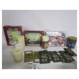Christmas Photo Frames,Flameless Candles